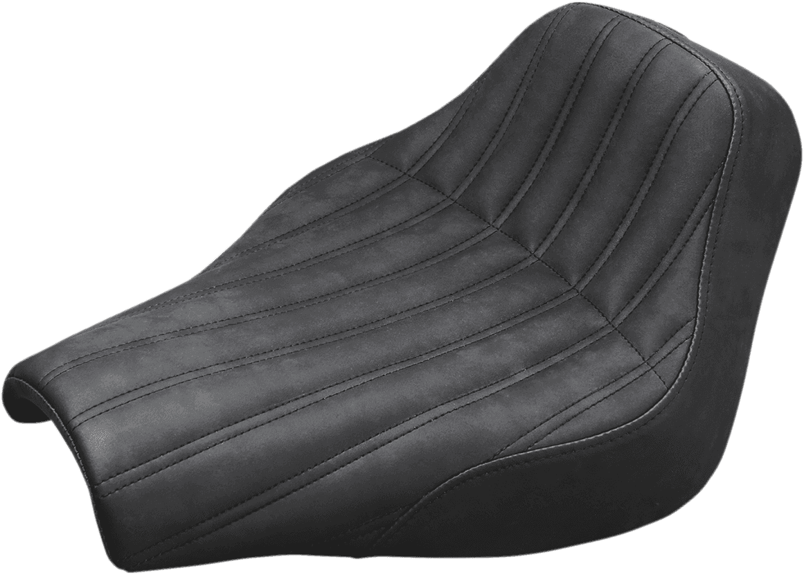 SADDLEMEN 0802-0944 Knuckle Renegade™ Solo Seat - Black - FX '18-'23