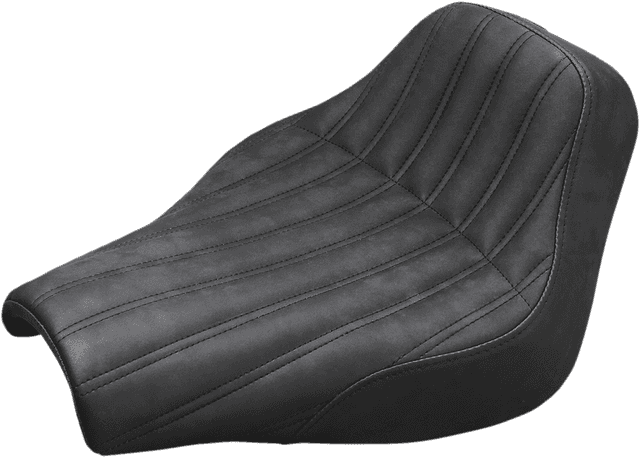 SADDLEMEN 0802-0944 Knuckle Renegade™ Solo Seat - Black - FX '18-'23