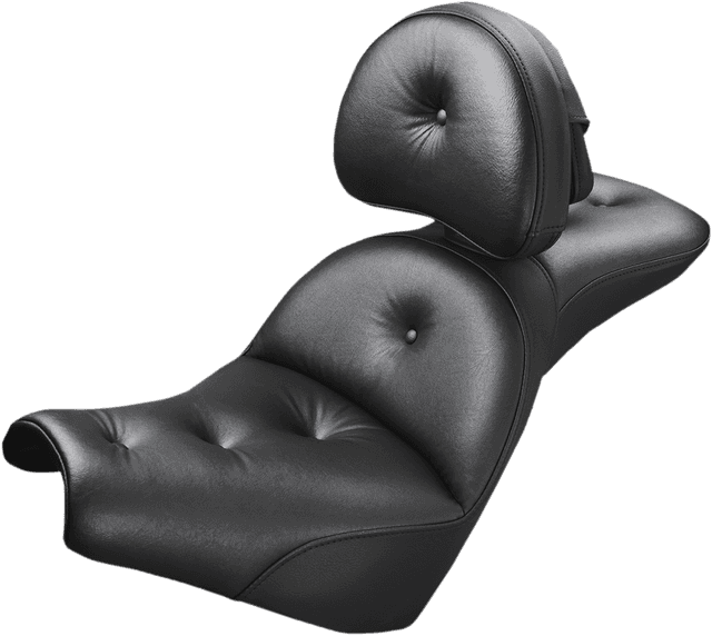 SADDLEMEN 0802-0950 Explorer RoadSofa™ Seat - with Backrest - FXBB/FXST '18-'23