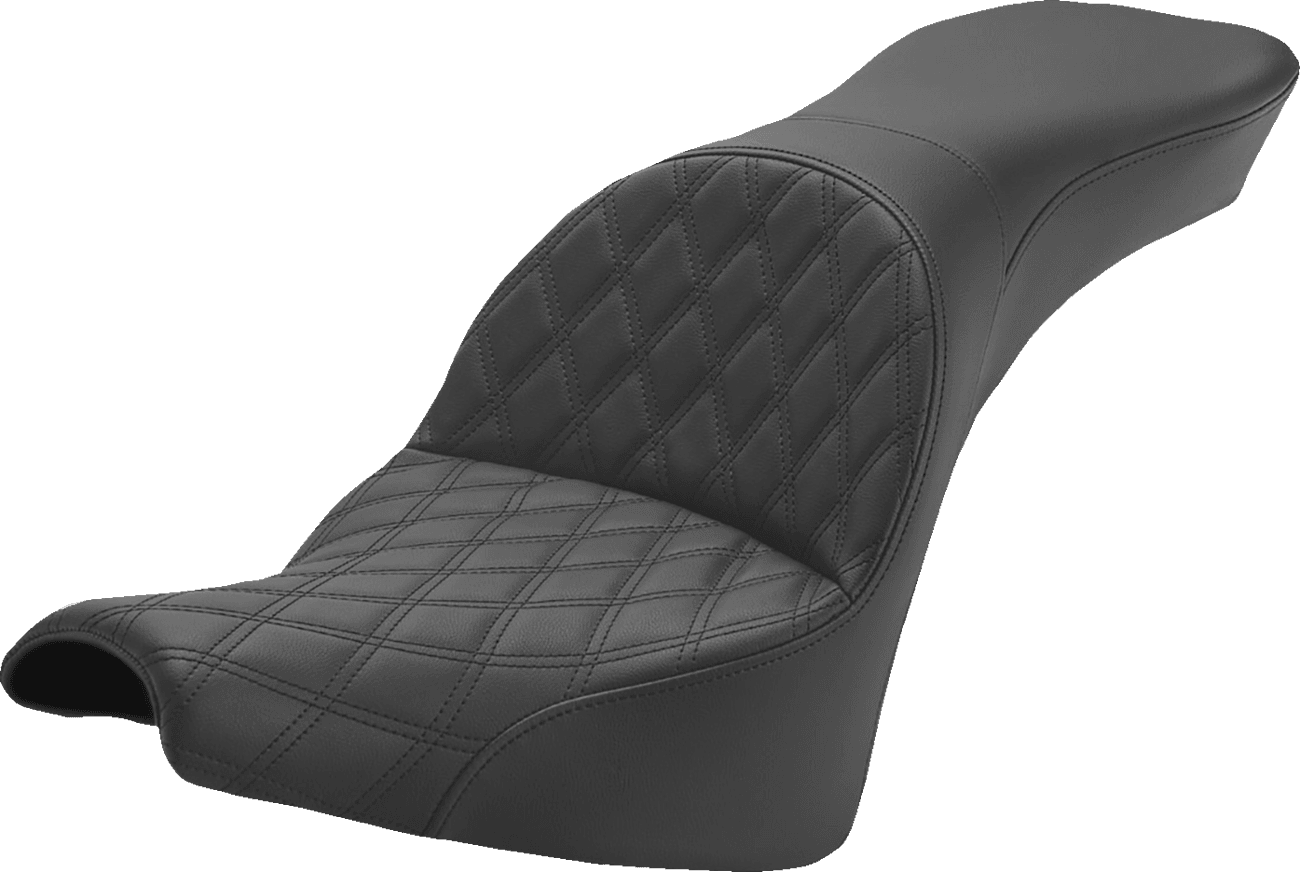 SADDLEMEN 0802-0953 Explorer Seat - Lattice Stitched - FXBB/FXST '18-'24