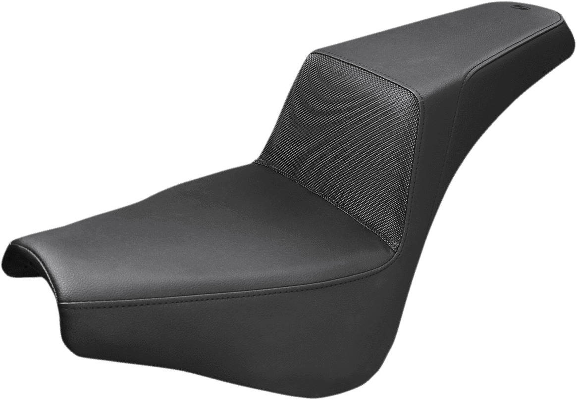 SADDLEMEN 0802-0966 Step-Up Seat - Gripper - Black - FX '18-'24
