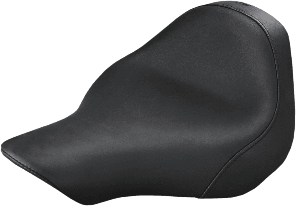 SADDLEMEN 0802-0969 Seat - Renegade™ Solo - Black - Smooth - FXSB '13-'17