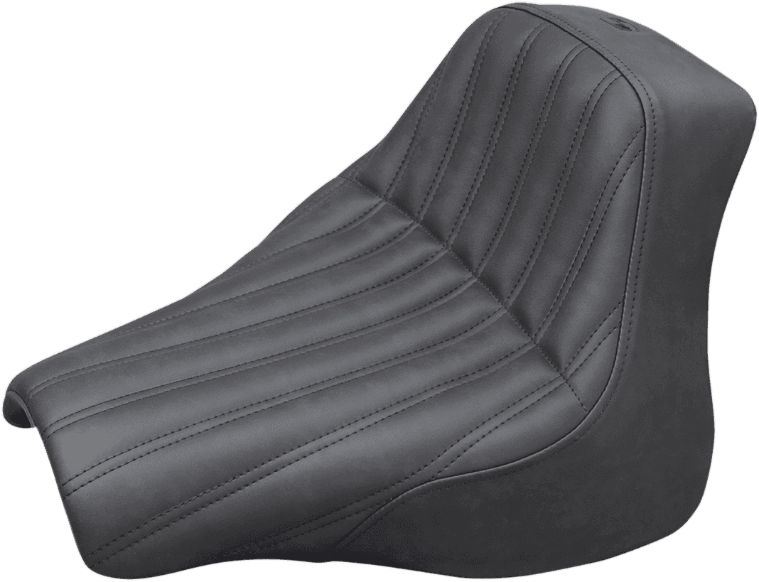 SADDLEMEN 0802-1004 Knuckle Renegade™ Solo Seat - Black - FX '18-'20