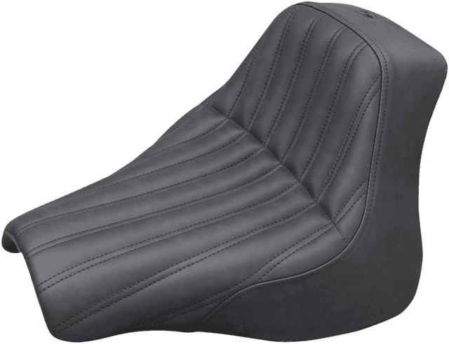 SADDLEMEN 0802-1004 Knuckle Renegade™ Solo Seat - Black - FX '18-'20