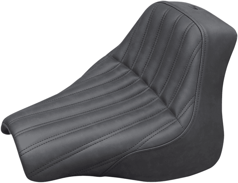 SADDLEMEN 0802-1004 Knuckle Renegade™ Solo Seat - Black - FX '18-'20