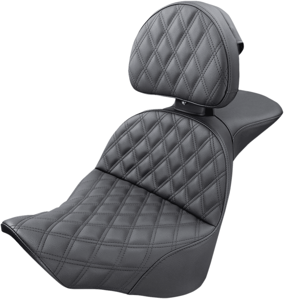 SADDLEMEN 0802-1023 Explorer Seat - Lattice Stitched - Backrest - FL/FX '18-'24