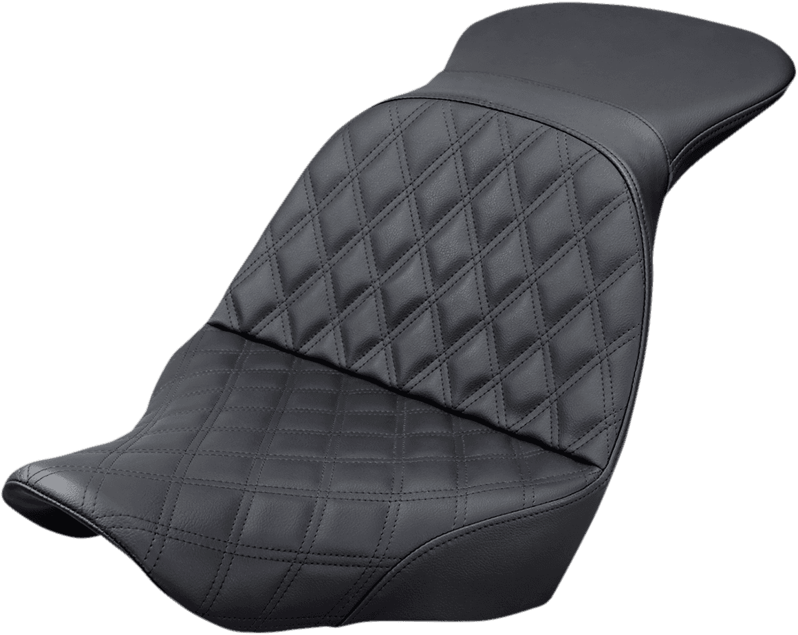 SADDLEMEN 0802-1047 Explorer Seat - Lattice Stitched - FX/FL '18-'24