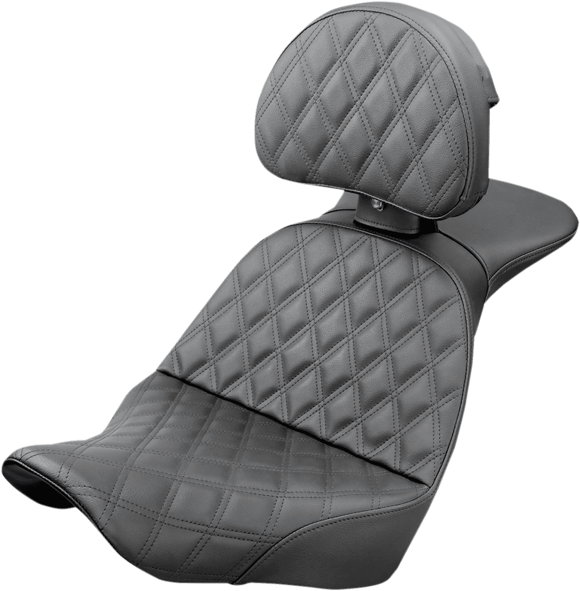 SADDLEMEN 0802-1048 Explorer Seat - Lattice Stitched - Backrest - FX/FL '18-'24