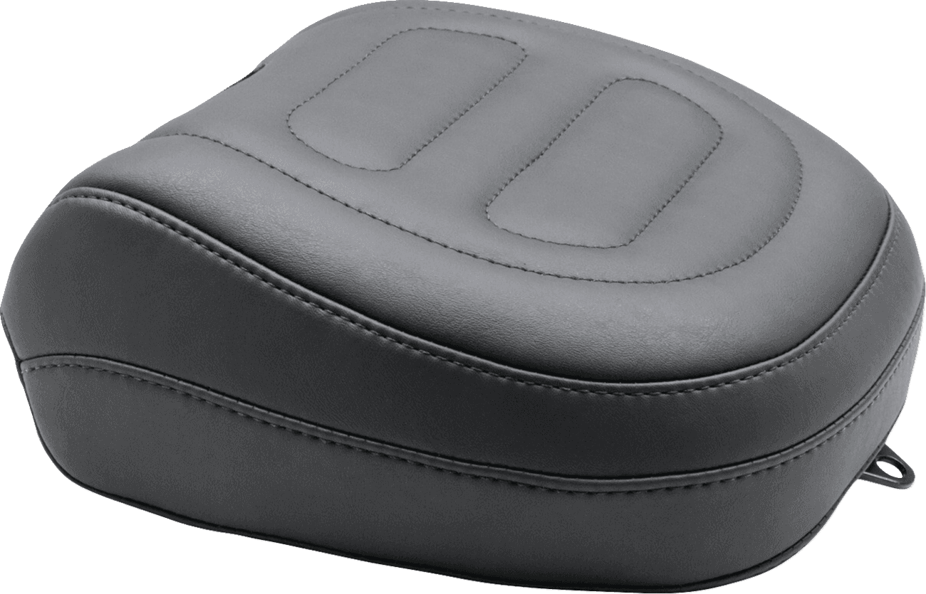 MUSTANG 0802-1058 Passenger Touring Seat - Black - Trapezoid Stich - FXFB/FXFBS