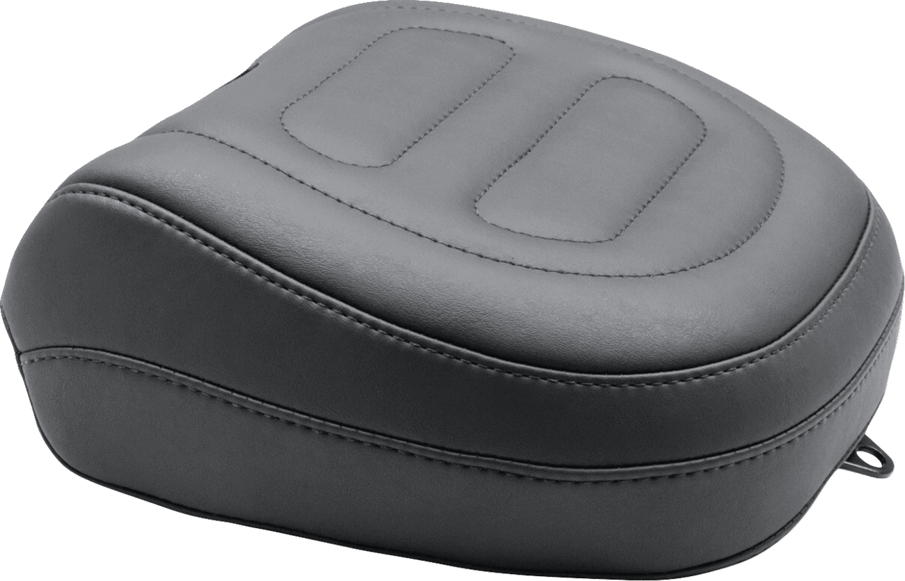 MUSTANG 0802-1058 Passenger Touring Seat - Black - Trapezoid Stich - FXFB/FXFBS