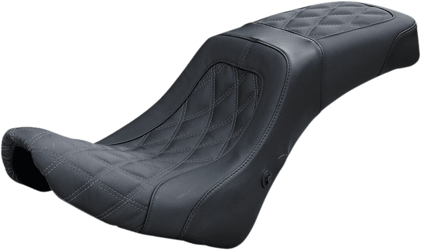 DANNY GRAY 0802-1070 Airhawk Weekday 2Up XL Seat - no Backrest Receptacle - Diamond Stitch - Air - FL/FXBB '18-'23 — image 1 of 2