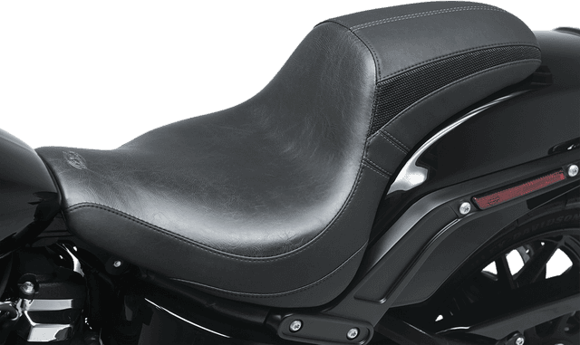 MUSTANG 0802-1092 Seat - Tripper™ Fastback - Smooth - Black - FXFB — image 2 of 2