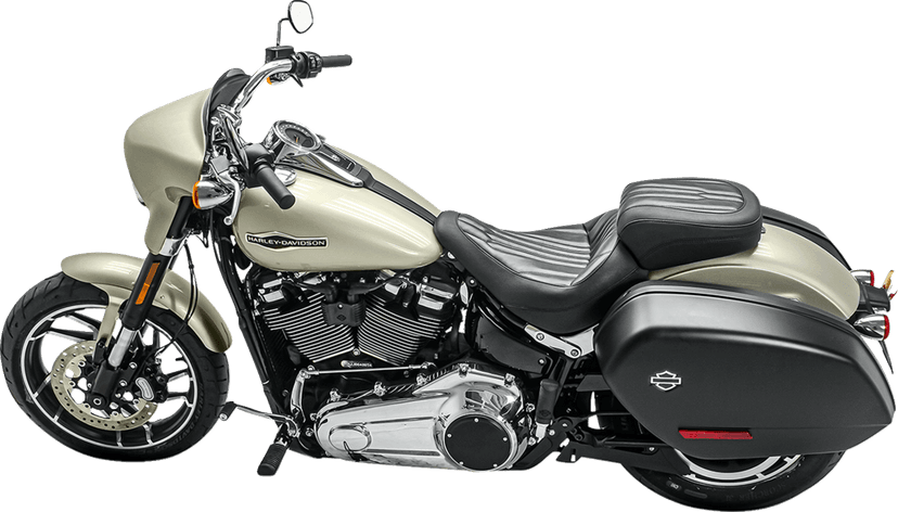 MUSTANG 0802-1102 Solo Touring Seat - Black - FL — image 2 of 2