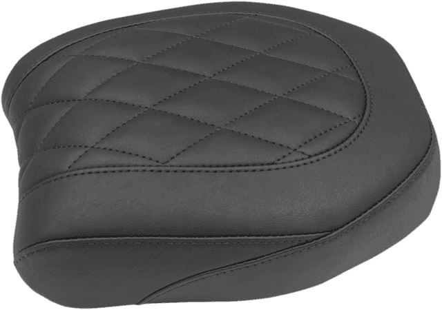MUSTANG 0802-1262 Wide Tripper Rear Seat - Diamond - Black - FXDF '14-'17