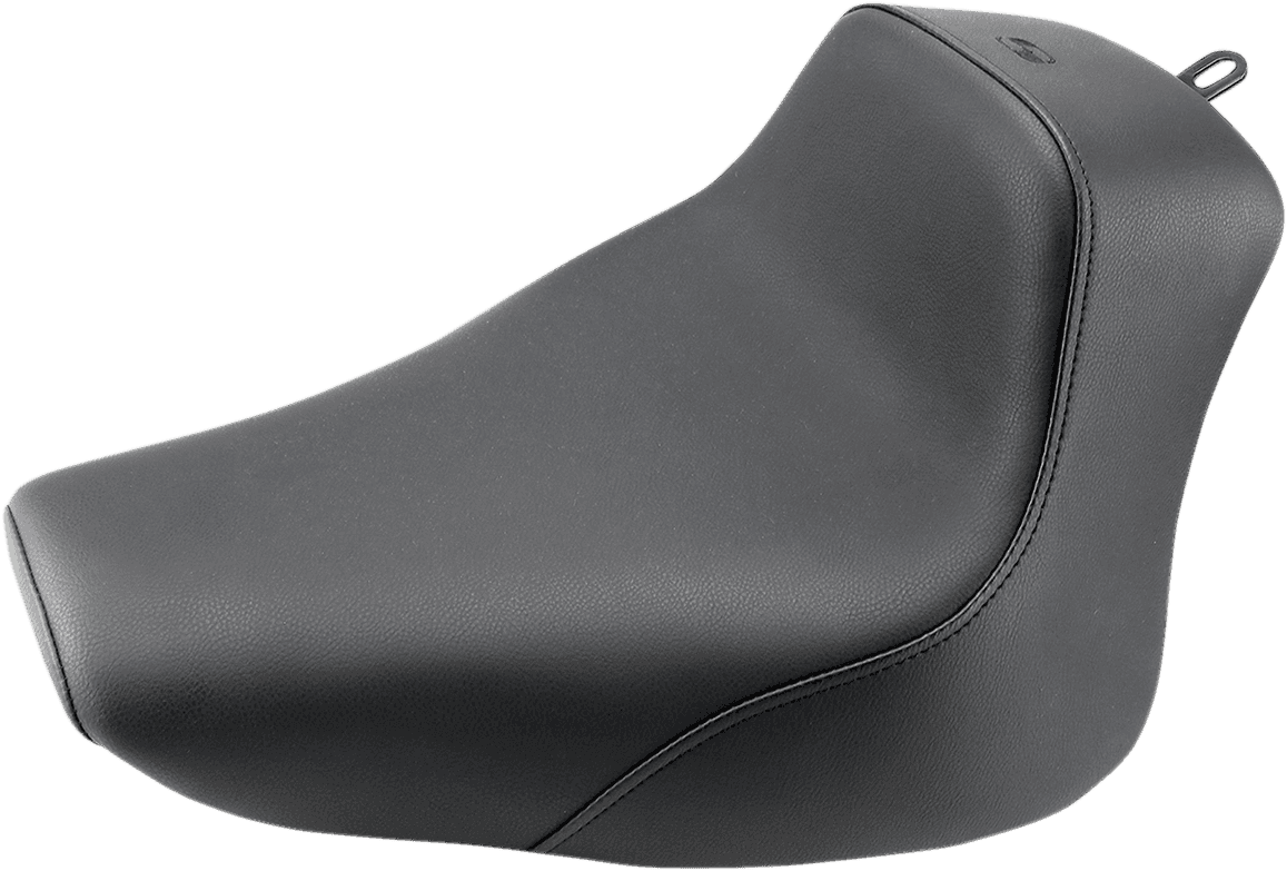 SADDLEMEN 0802-1305 Heels Down Solo Seat - Without Backrest - Plain - Black