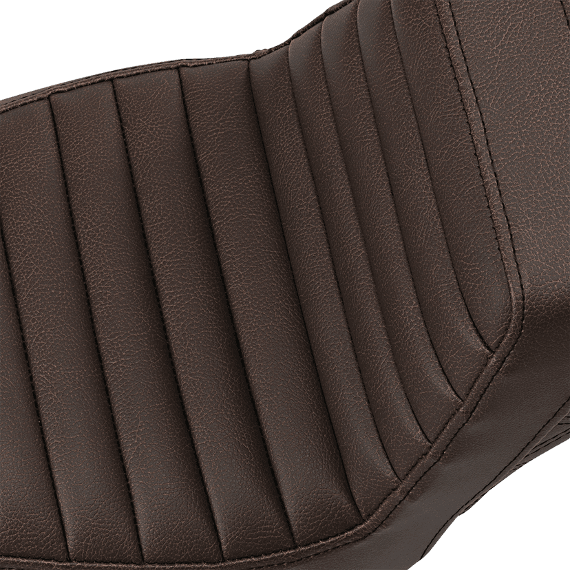 SADDLEMEN 0802-1378 Step-Up Seat - Front Tuck-n-Roll/Rear Lattice Stitch - Brown — image 2 of 2