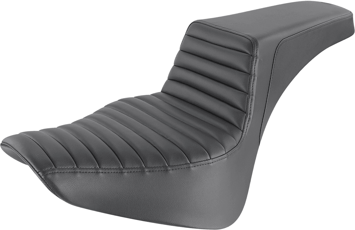 SADDLEMEN 0802-1398 Step-Up Seat - Front Tuck-n-Roll - Black