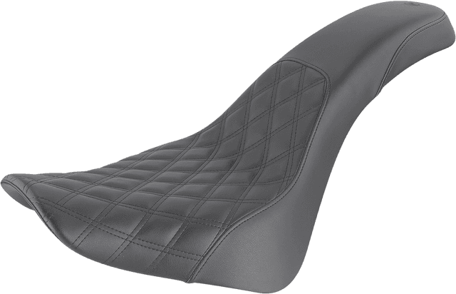 SADDLEMEN 0802-1420 Profiler Seat - Front Lattice/Rear Smooth - Black - FL '18-'24