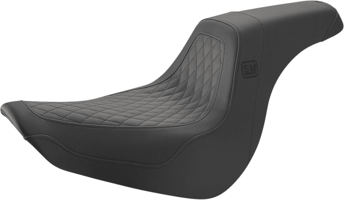 SADDLEMEN 0802-1448 Speed Merchant Pro Series Seat - Black - FXLR/FLSB '18-'23