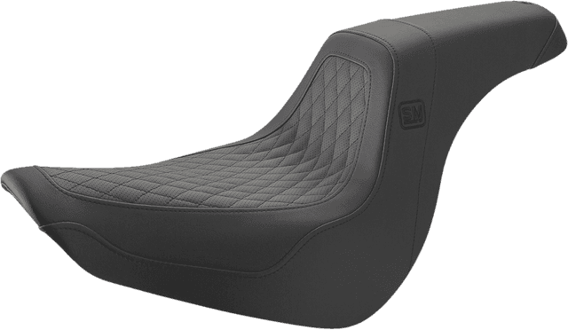 SADDLEMEN 0802-1448 Speed Merchant Pro Series Seat - Black - FXLR/FLSB '18-'23
