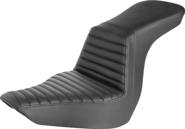 SADDLEMEN 0802-1460 Step-Up Seat - Front Tuck-n-Roll - Black