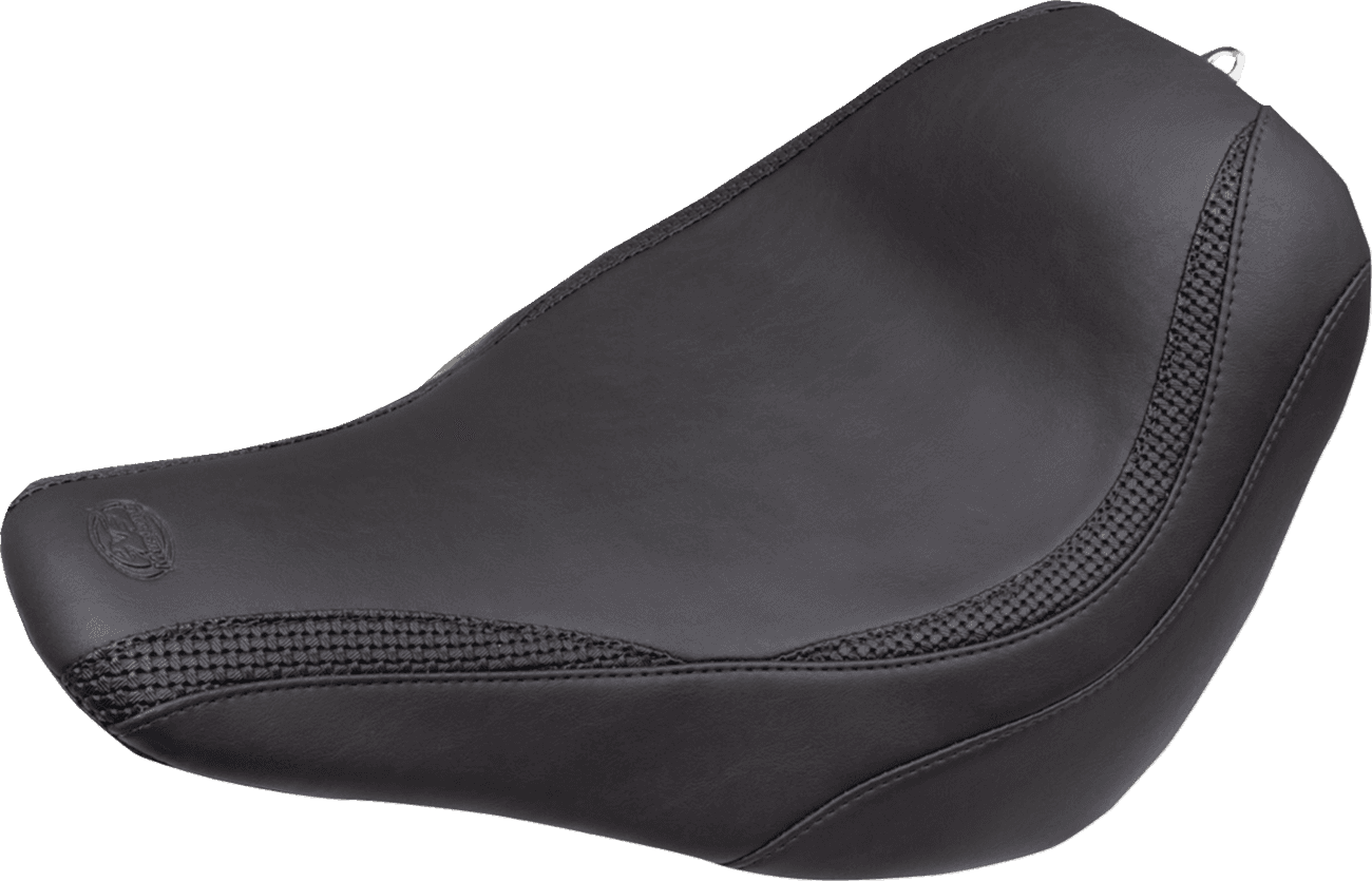 MUSTANG 0802-1510 Runaround Seat - Solo - Black - Basketweave - FXLRS '20-'23