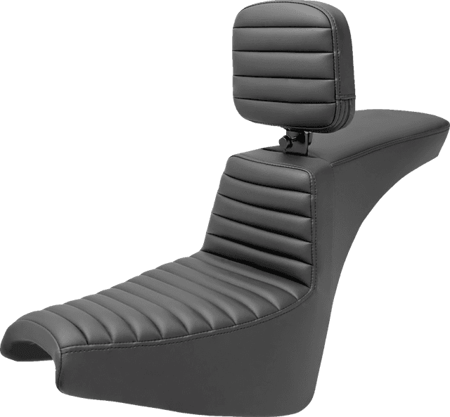 SADDLEMEN 0802-1520 Tour Step-Up Seat - Rider Backrest - Tuck-n-Roll - FXBB/FXST '18-'24