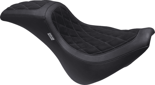 MUSTANG 0802-1558 Signature Series Fastback™ - Vinyl/Alcantara® - Diamond Stitch w/ Gun Metal Thread - FX '18-'25 — image 1 of 2