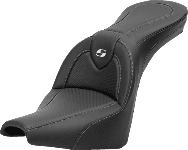 SADDLEMEN 0802-1561 Roadsofa™ Seat - Carbon Fiber - without Backrest - FXBB/FXST '18-'25