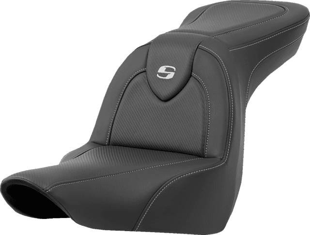 SADDLEMEN 0802-1567 Roadsofa™ Seat - Carbon Fiber - without Backrest - FXLR/FLSB '18-'25