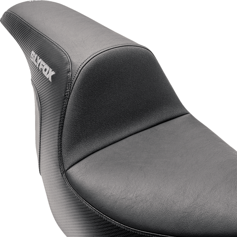 SLYFOX 0802-1590 Lowrider Drifter Seat - Gray Logo - Smooth Vinyl - Carbon Fiber - FXLR/FLSB '18-'24 — image 3 of 5