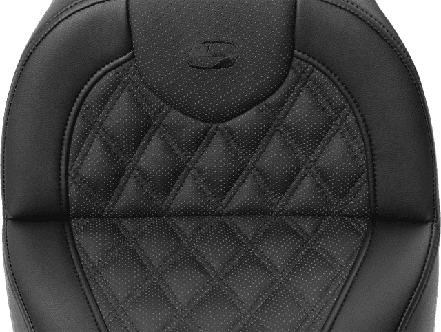 SADDLEMEN 0802-1623 Roadsofa™ Seat - with Backrest - Lattice Stitch - FXBR/S '18-'20 — image 5 of 5