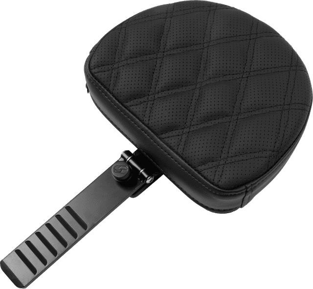 SADDLEMEN 0802-1623 Roadsofa™ Seat - with Backrest - Lattice Stitch - FXBR/S '18-'20 — image 4 of 5