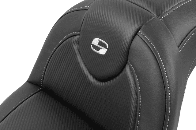 SADDLEMEN 0802-1625 Roadsofa™ Seat - with Backrest - Carbon Fiber - FXBR/S '18-'20 — image 5 of 5