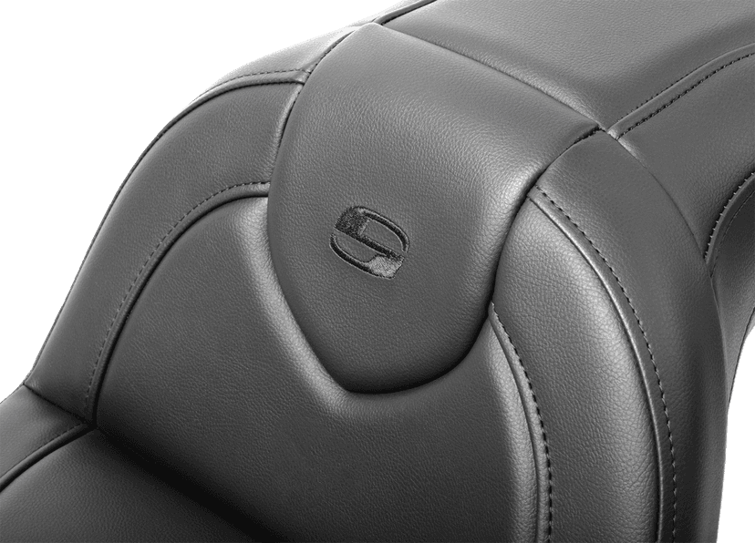 SADDLEMEN 0802-1626 RoadSofa™ Seat - without Backrest - Black Stitch - FXBR/S '18-'20 — image 2 of 3
