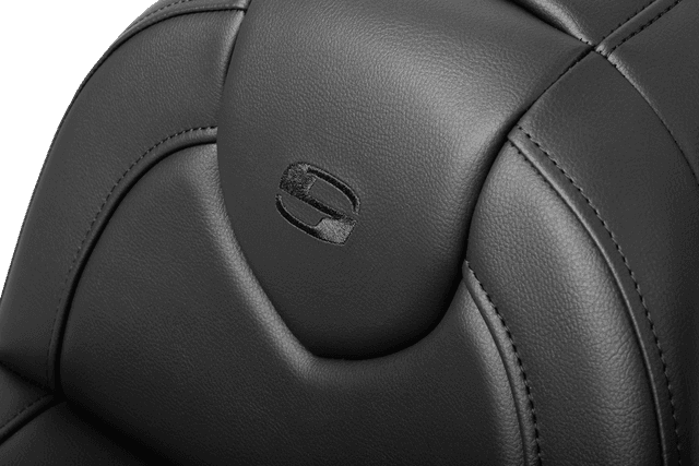SADDLEMEN 0802-1627 RoadSofa™ Seat - with Backrest - Black Stitch - FXBR/S '18-'20 — image 4 of 5