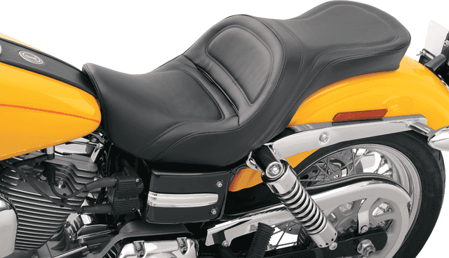 SADDLEMEN 0803-0314 Seat - Explorer™ - Without Backrest - Stitched - Black - Dyna '06-'17 — image 2 of 2
