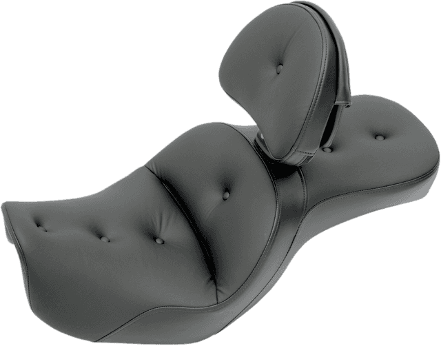 SADDLEMEN 0803-0387 Explorer RoadSofa™ Seat - with Backrest - Dyna '06-'17 — image 1 of 2