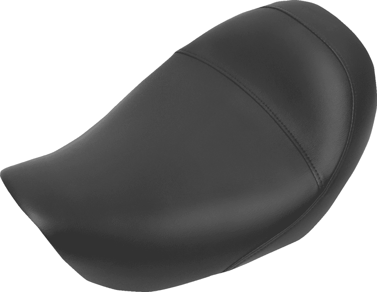 SADDLEMEN 0803-0429 S3 Super Slammed Seat - Solo - Black - Dyna '06-'17