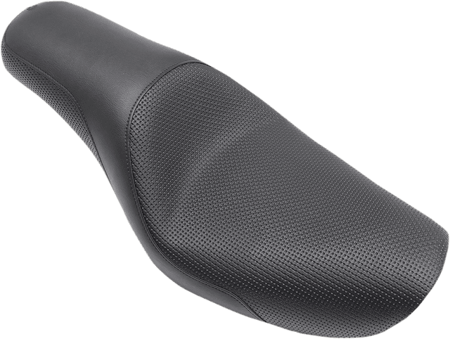 SADDLEMEN 0803-0476 Profiler™ Basketweave Seat - Black - FXD '04-'05