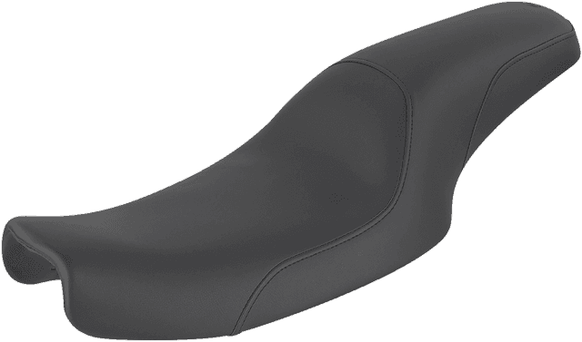 SADDLEMEN 0803-0668 Seat - Profiler™ - Black - Smooth - FXD '91-'95