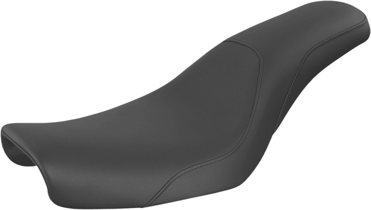 SADDLEMEN 0803-0677 Seat - Profiler™ - Black - Smooth - FXD '96-'03