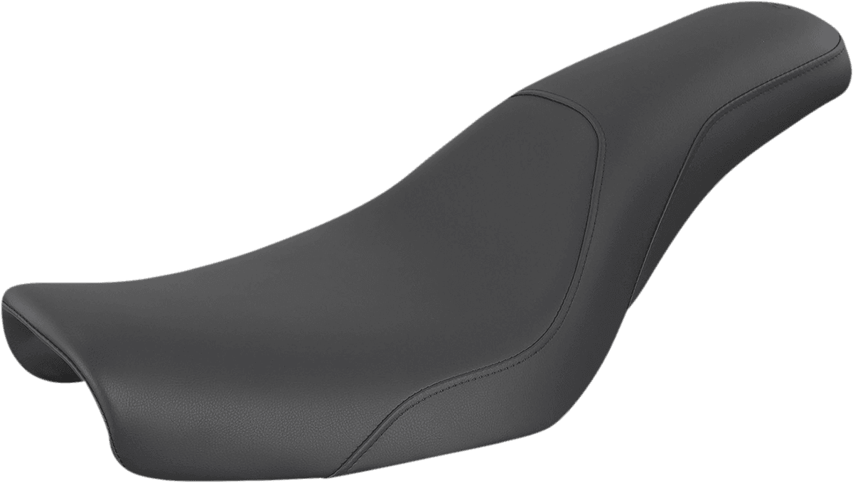 SADDLEMEN 0803-0677 Seat - Profiler™ - Black - Smooth - FXD '96-'03