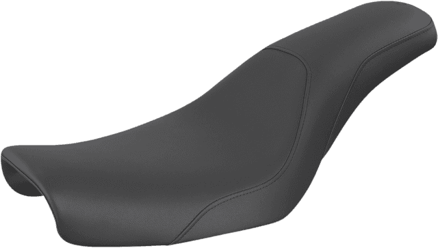 SADDLEMEN 0803-0677 Seat - Profiler™ - Black - Smooth - FXD '96-'03