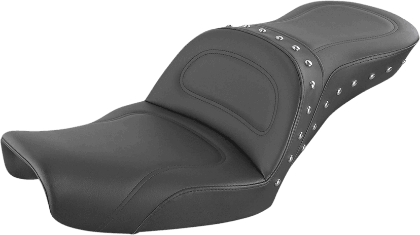 SADDLEMEN 0803-0684 Explorer Special Seat - Studded - w/o Backrest - FXD '96-'03