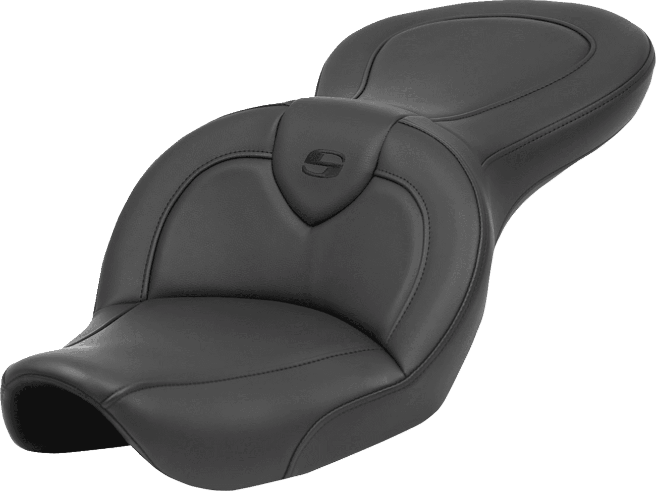 SADDLEMEN 0803-0725 Roadsofa™ Seat - without Backrest - Black - FXDWG '96-'23