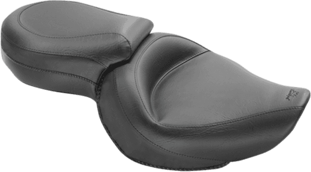 MUSTANG 0804-0289 Vintage Style Seat - Wide - Smooth - Black - XLC