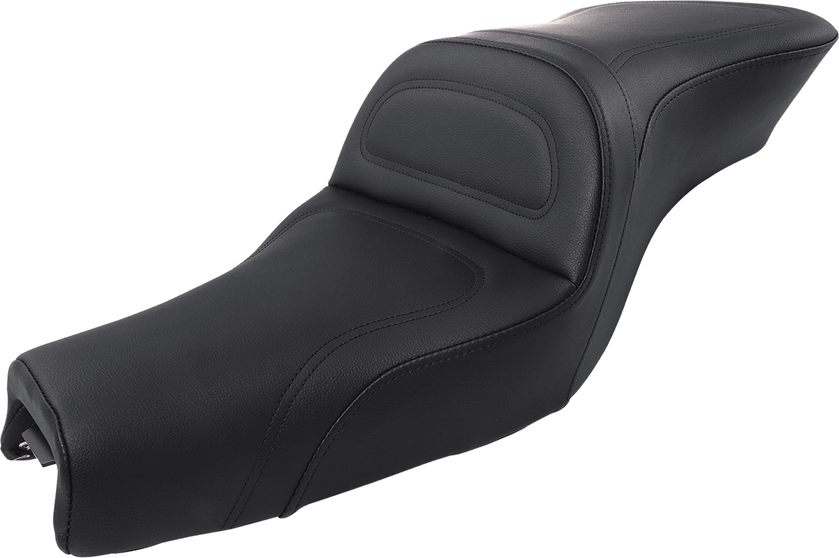 SADDLEMEN 0804-0311 Seat - Explorer™ - Without Backrest - Stitched - Black - XL '04-'20
