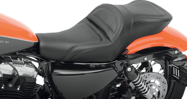 SADDLEMEN 0804-0315 Seat - Explorer™ - Without Backrest - Stitched - Black - XL '04-'22