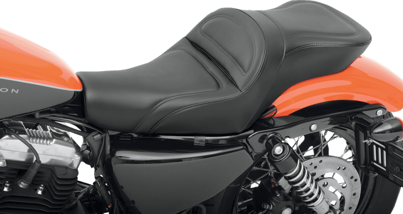 SADDLEMEN 0804-0315 Seat - Explorer™ - Without Backrest - Stitched - Black - XL '04-'22